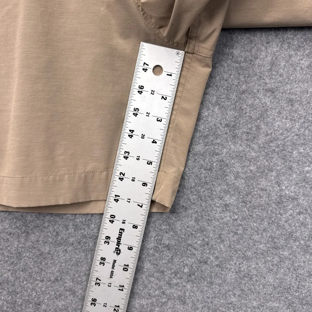 Faherty All Day Shorts Mens Khaki Tan Hybrid Boardshorts Stretch Quick Dry‎ 38